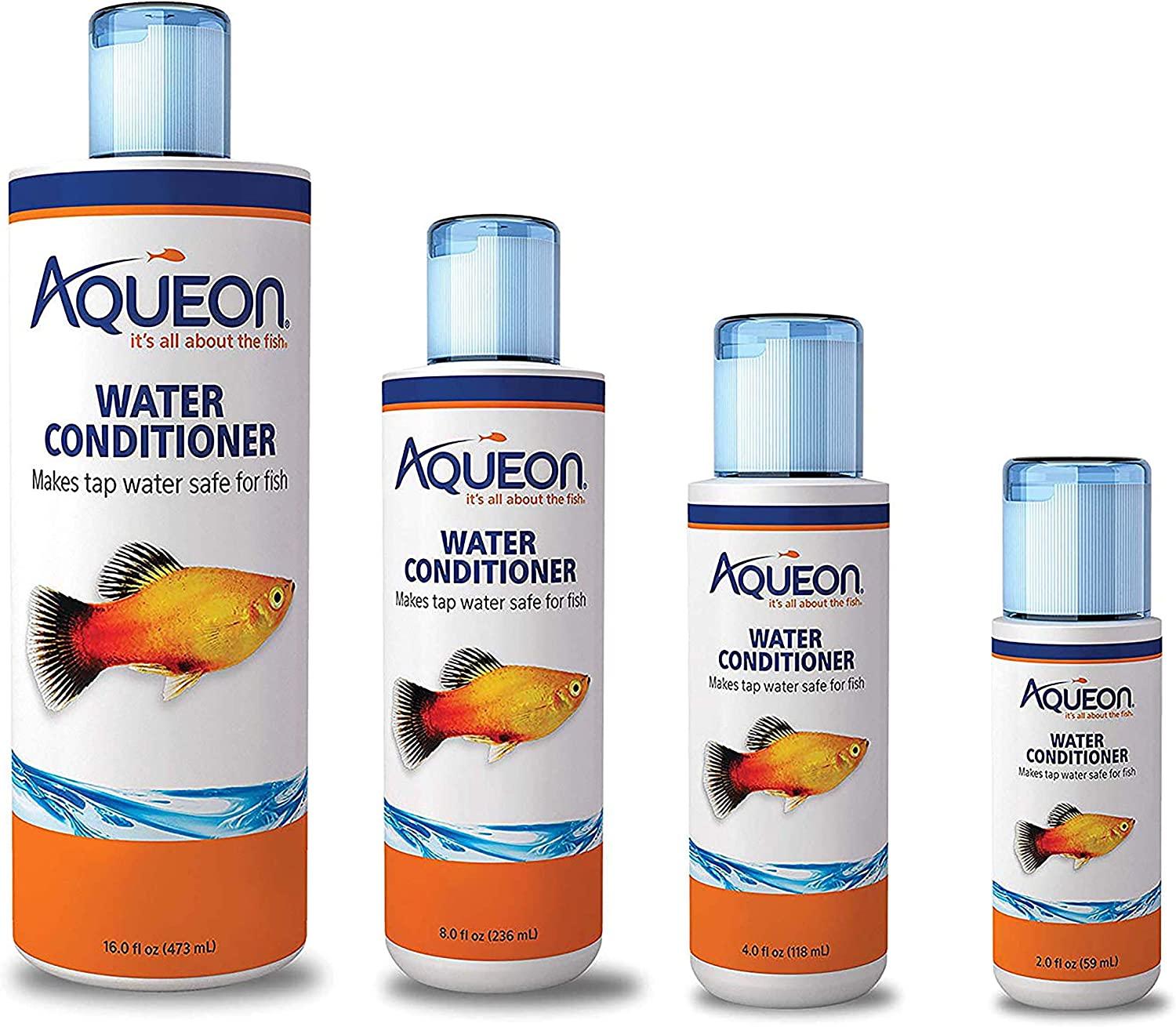 Tap water conditioner top for fish