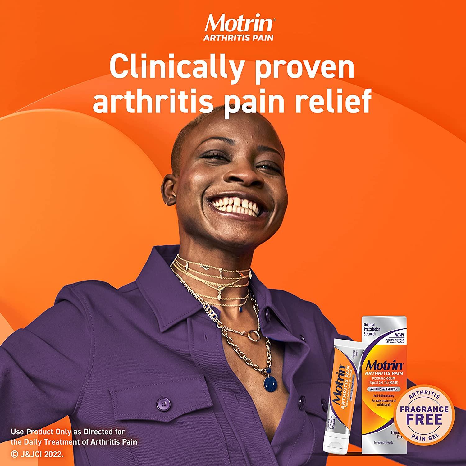 Motrin Arthritis Pain Relief Diclofenac Sodium Topical Gel 1, Anti
