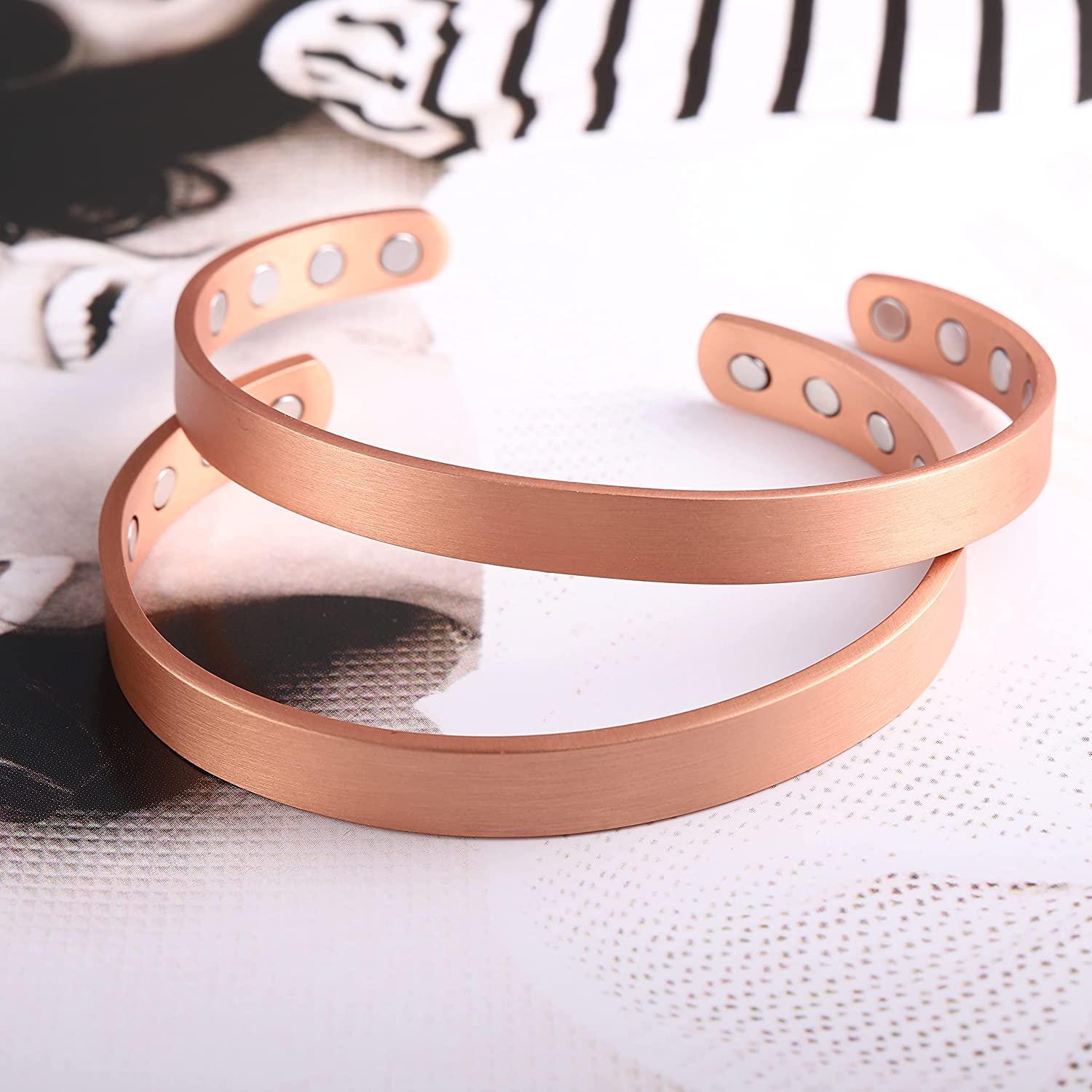 New Copper Bracelet 100% Magnetic Therapy Bracelet Arthritis Relief.  Handmade | eBay