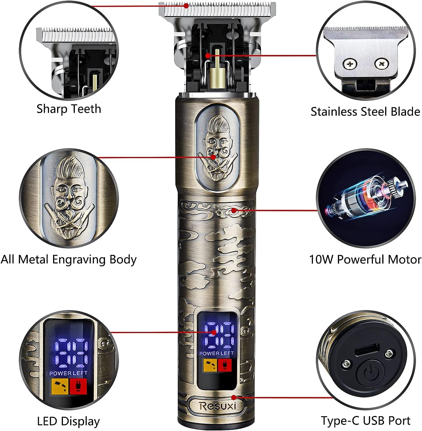 GSKY 2021 New Professional Men's Hair Clippers Zero Gapped Trimmers Pro