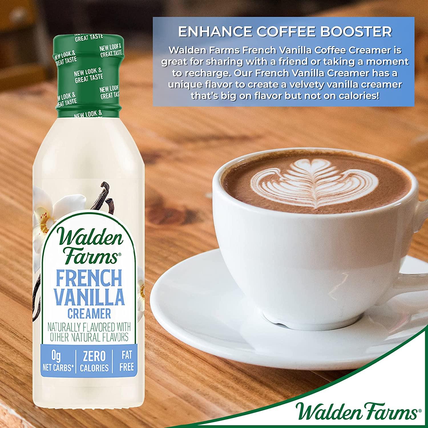 Walden Farms French Vanilla Coffee Creamer 12 oz NonDairy Milk