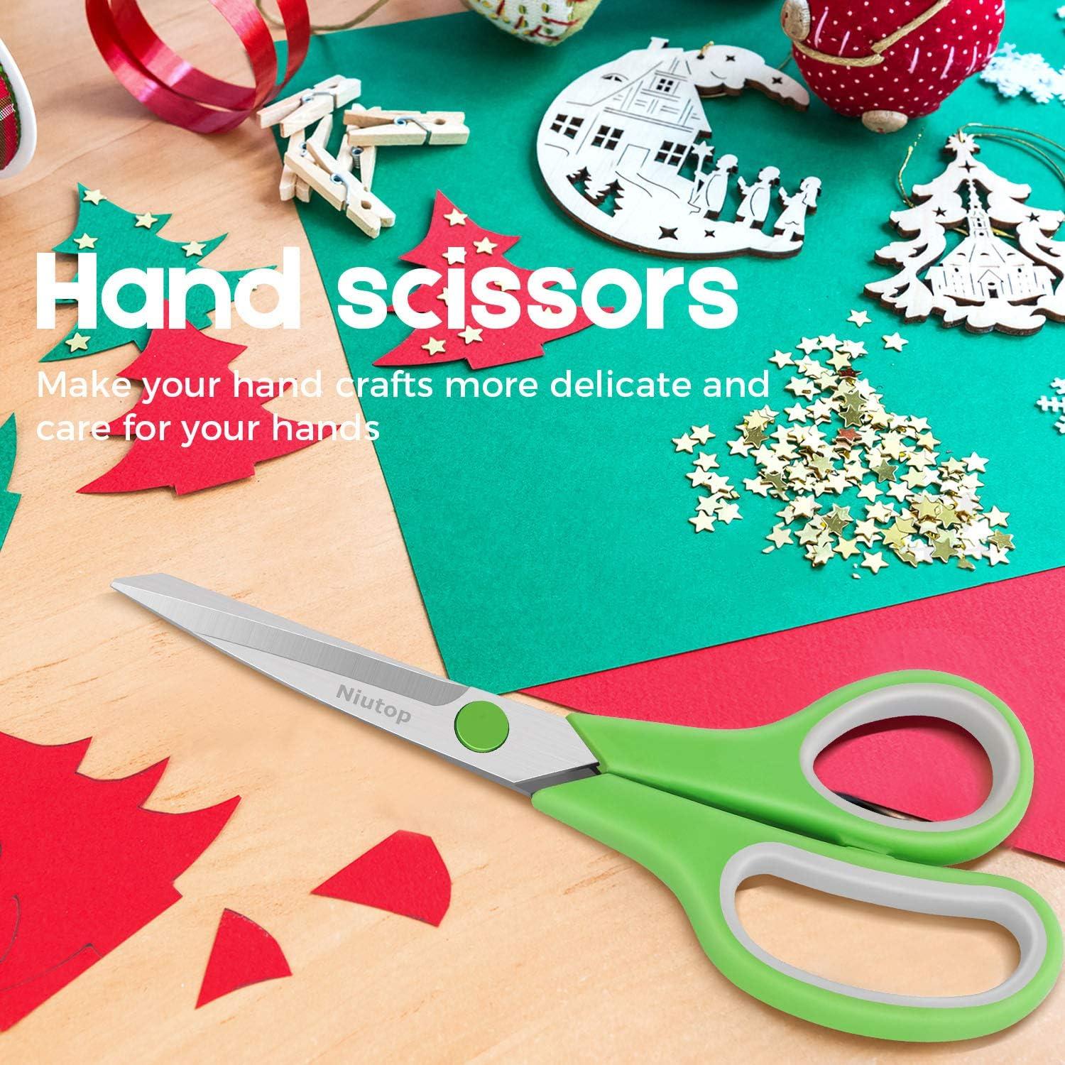 Scissors Bulk Set of 25-Pack, 8 Multipurpose Sharp Sewing Craft Fabric  Scissor