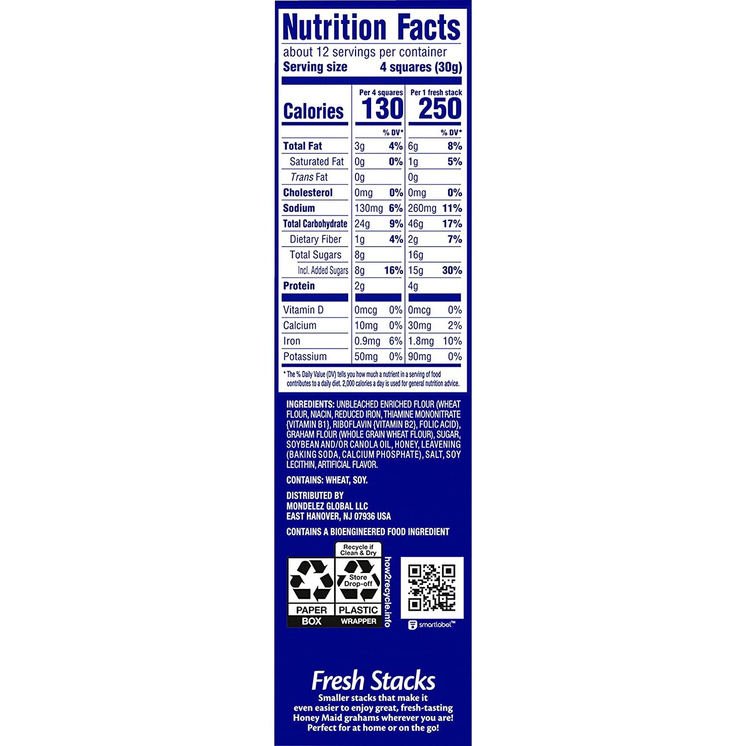 Honey Maid Fresh Stacks Graham Crackers 73.2oz 6 Count (Pack of 6