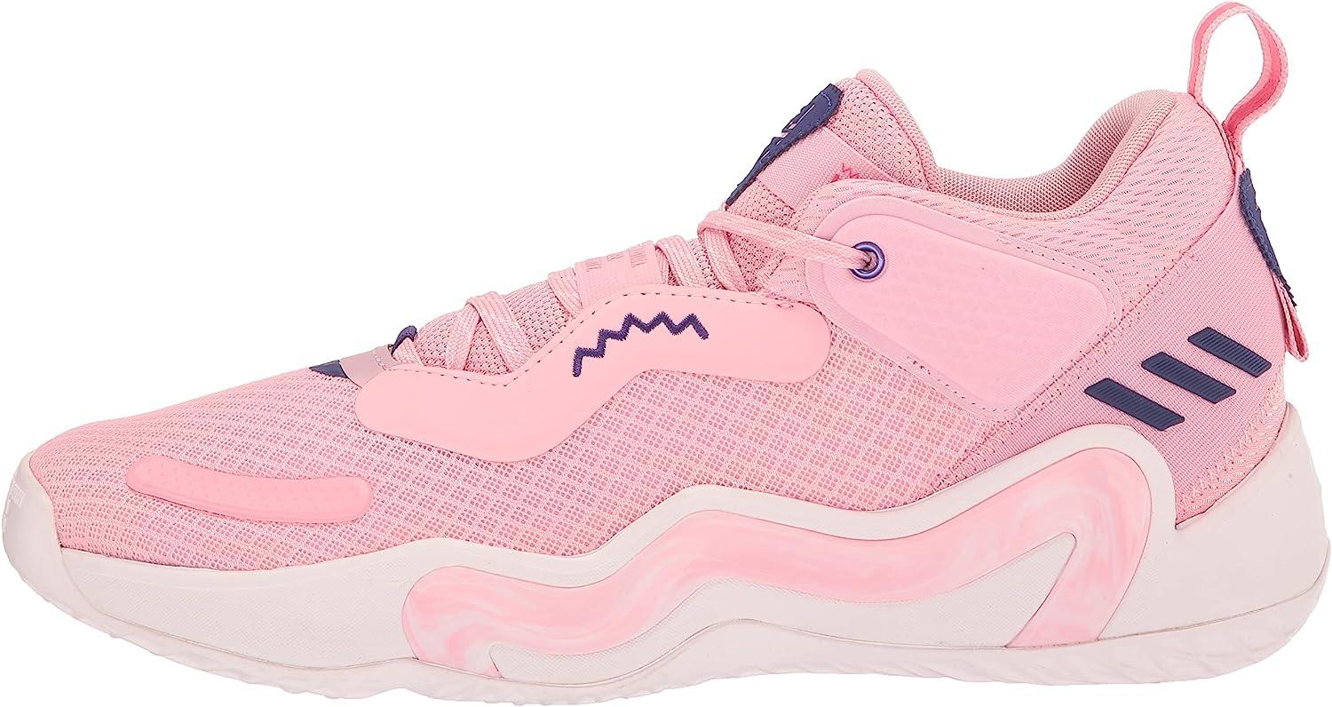 Pink adidas mens basketball shoes