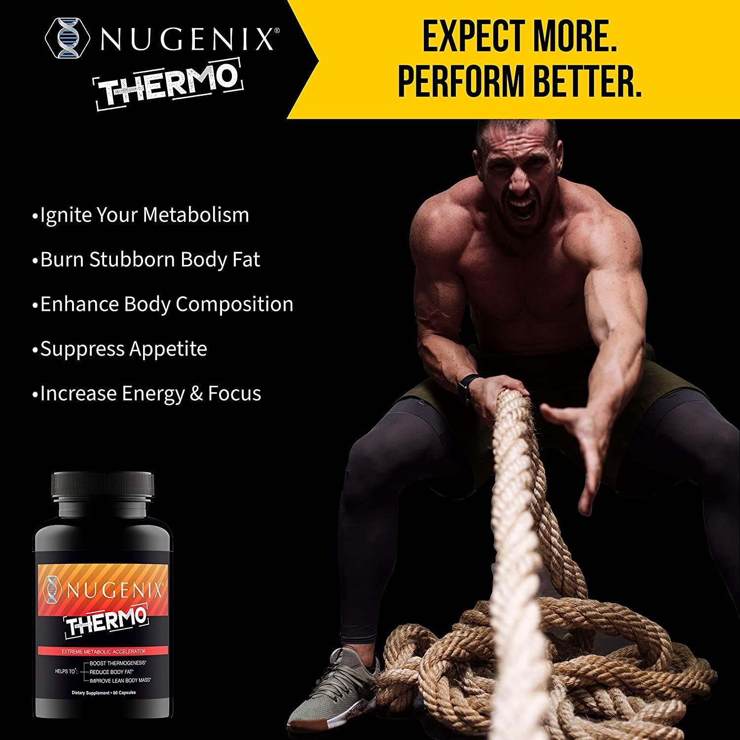 Nugenix Thermo Extreme Metabolic Accelerator 60 Capsules for Enhanced Weight Loss & Fat Burn