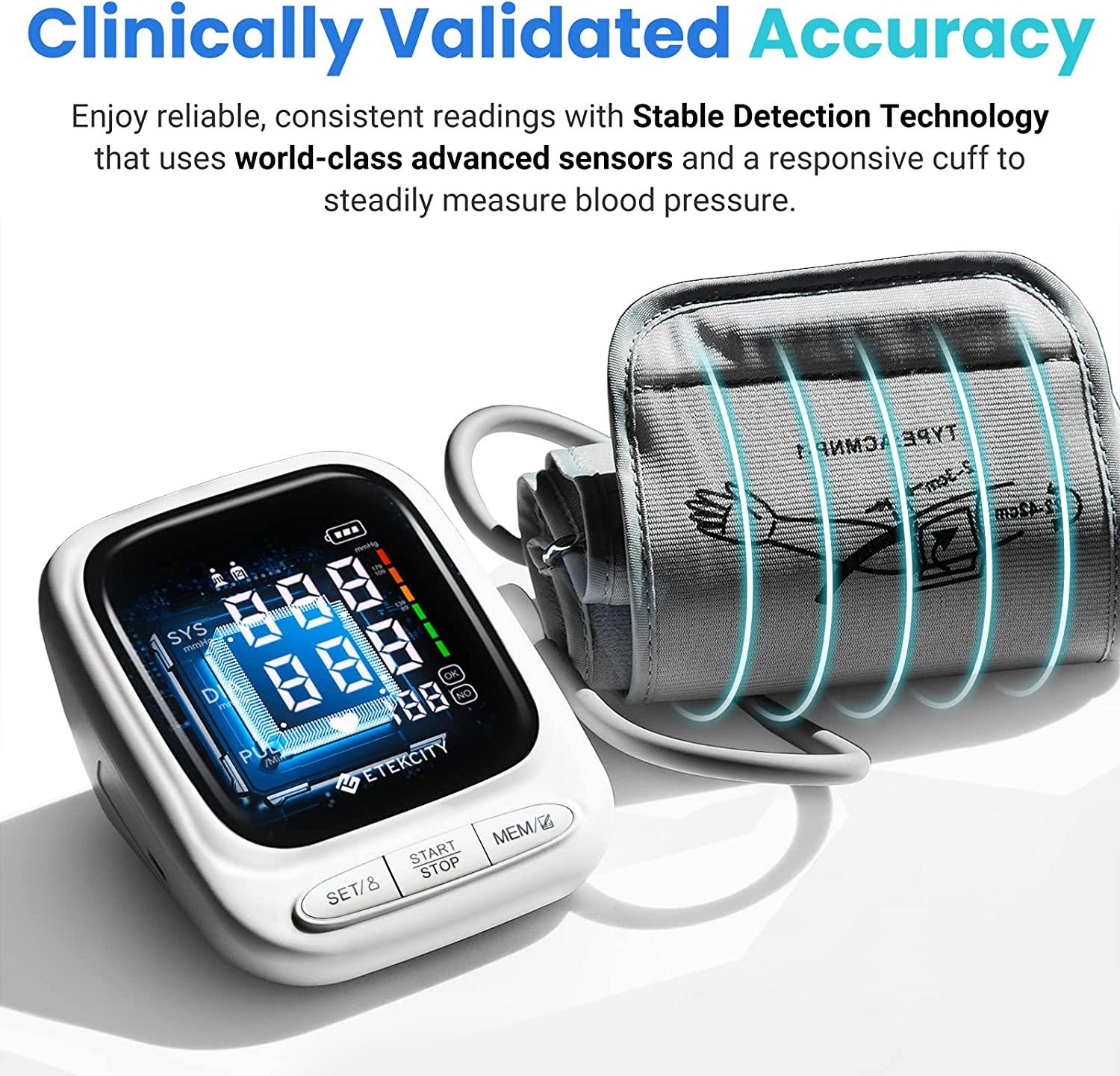 Blood Pressure Monitors Machine and Cuff by Etekcity, FSA HSA Approved
