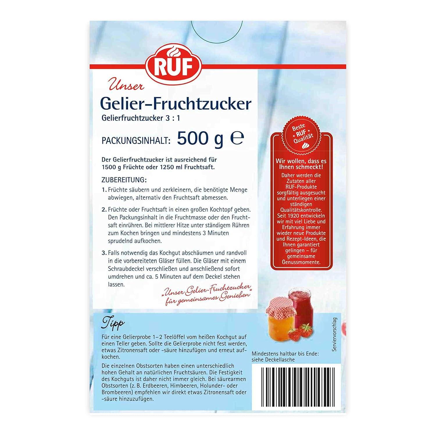 Buy Gelier Fruit Sugar 3:1 Vegan & Gluten-Free Gelling Agent (500g ...