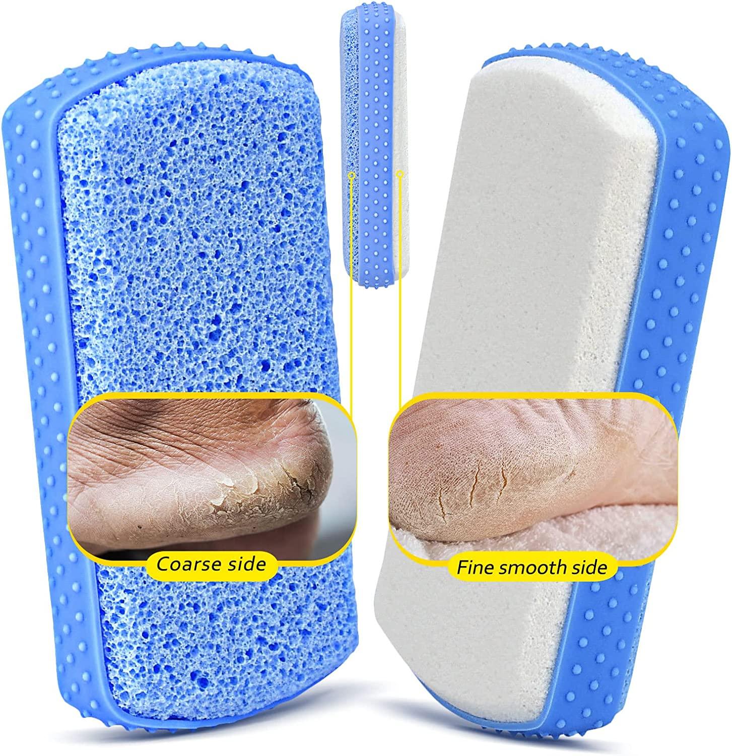 Maryton Foot Scrubber Pumice Stone for Feet, Upgraded 2 in 1