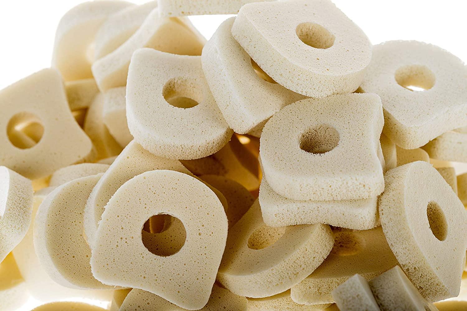 Thick Soft White IP Foam Corn Pad Toe Separators (100 Pack) 1 1/8 x 7