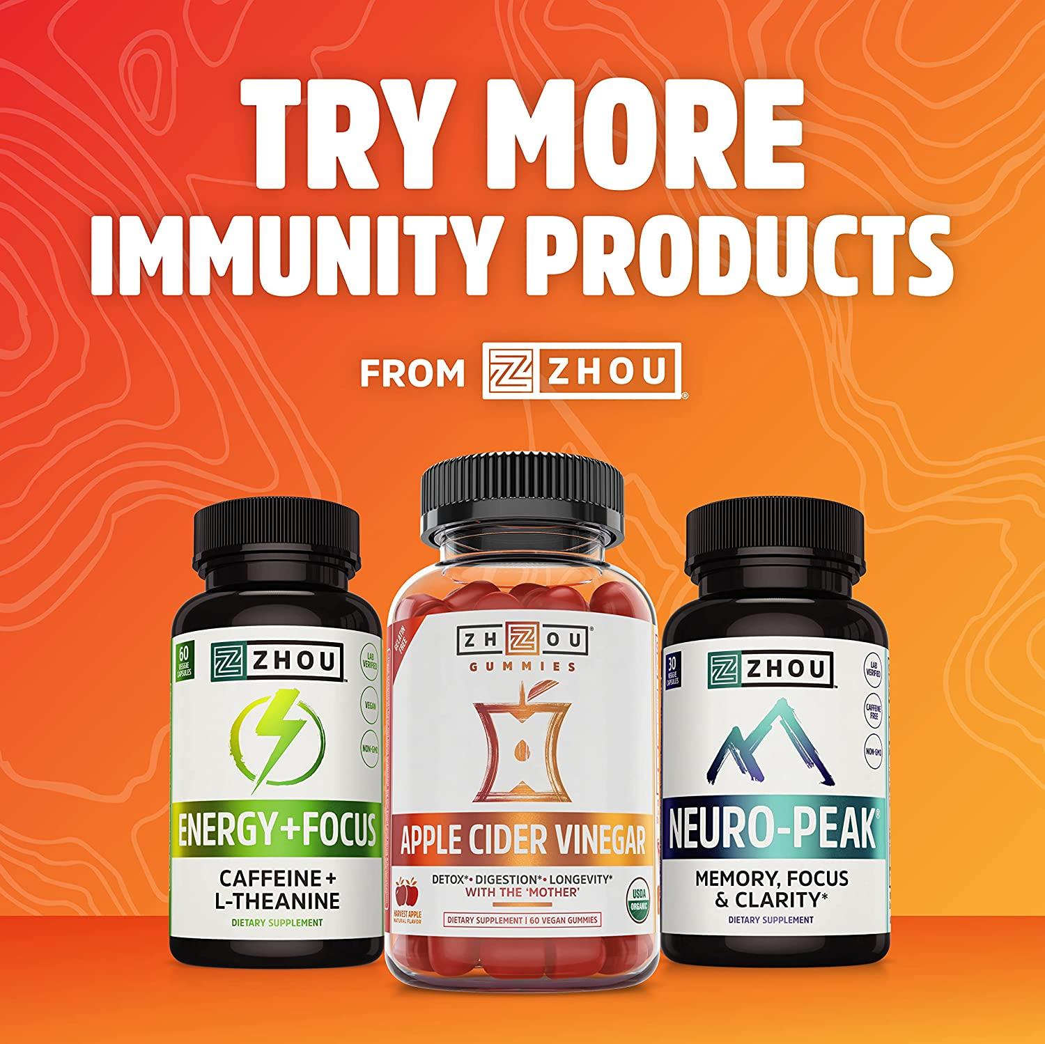 Zhou Nutrition Thyroid Support Complex with Iodine 60 Capsules