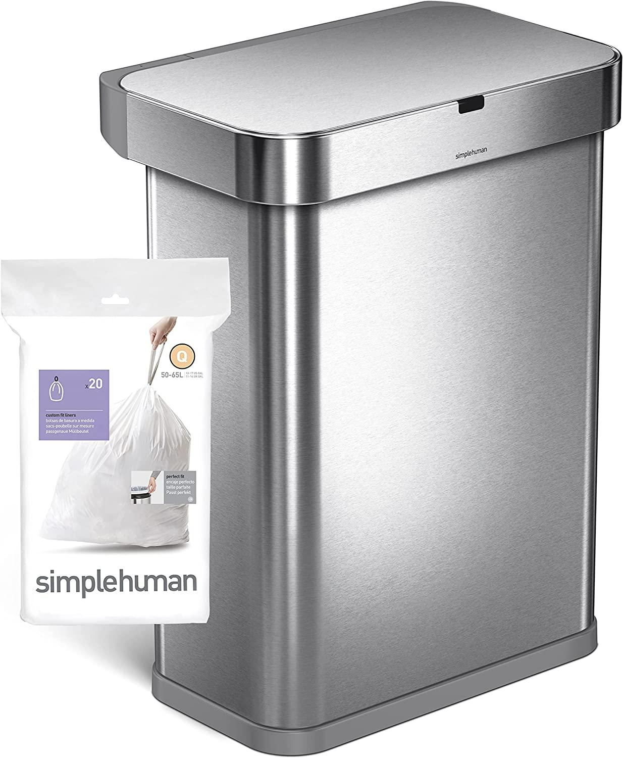 Compatible With Simplehuman Code Q - Durable Custom Fit Plastic