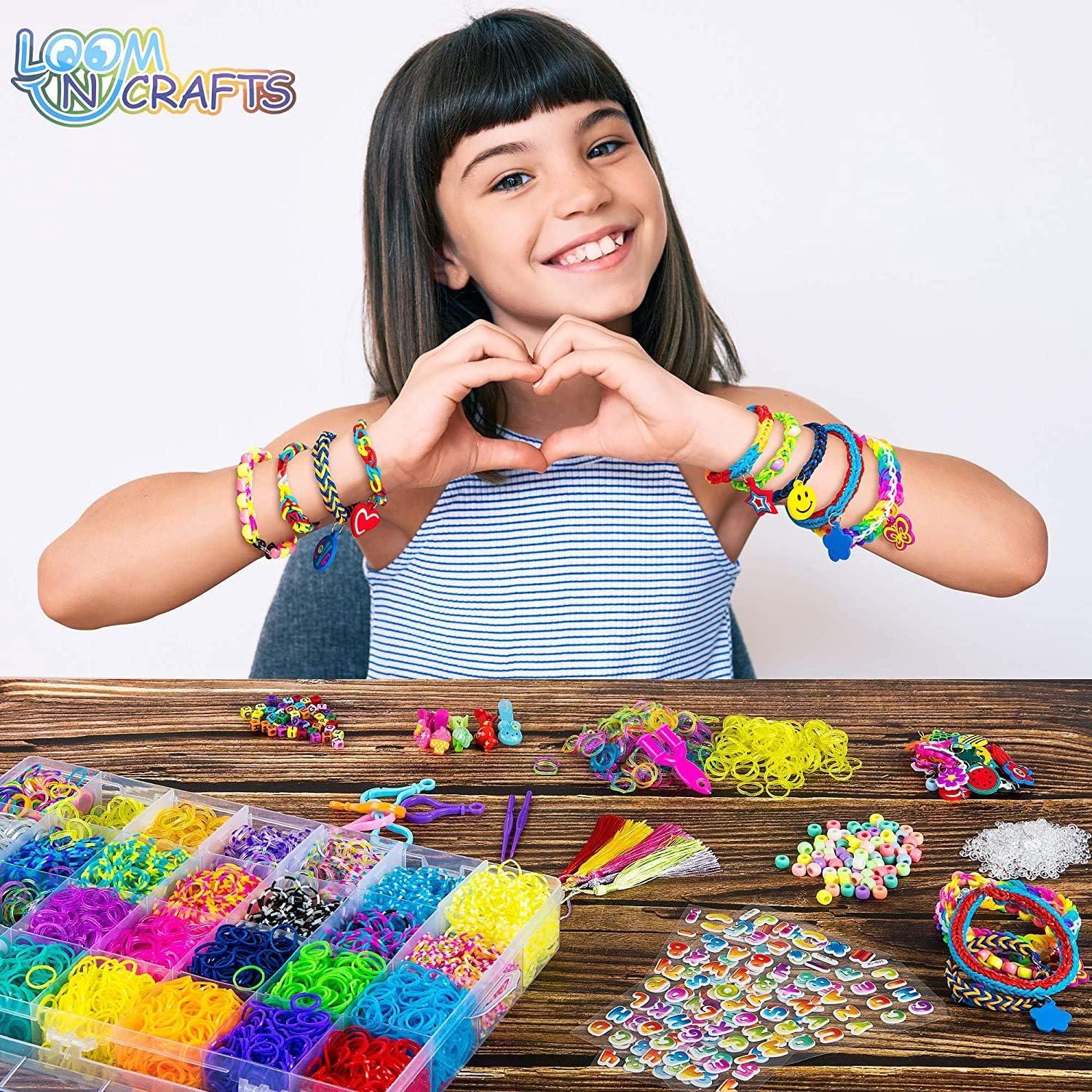 Great Choice Products Rubber Band Refill Kit Colors 2400Pc +100 S Clips Loom  Bracelet
