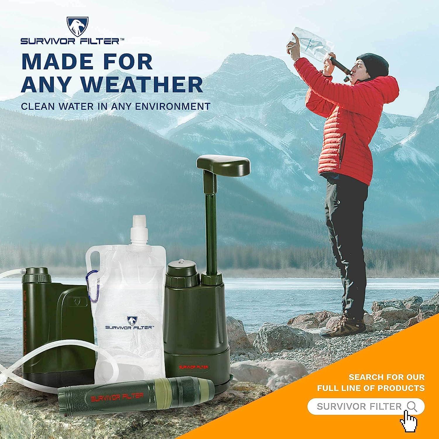 Survivor Filter Pro X Electric Water Purifier Survival Filter 99.999