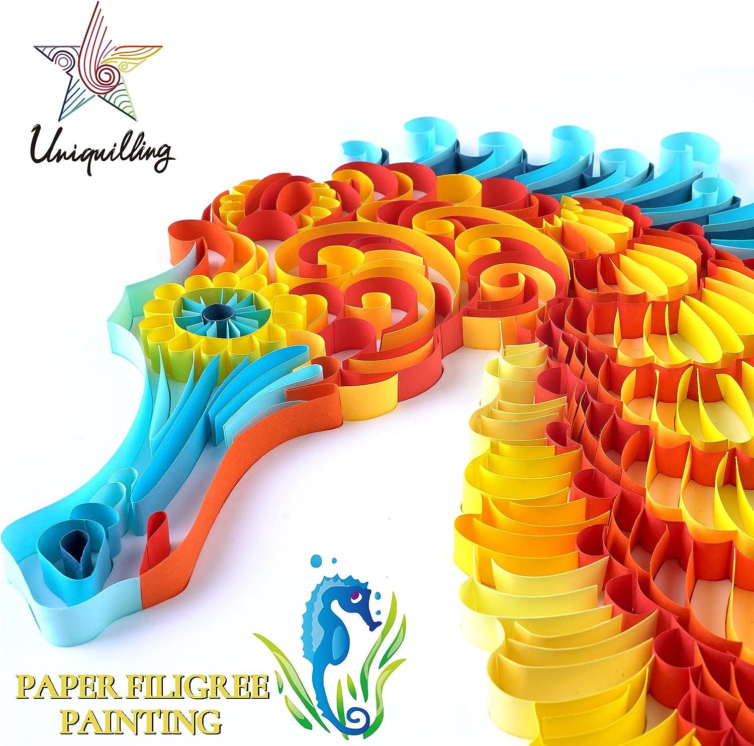 Uniquilling Quilling Paper Quilling Kit for Adults Beginner 16*20