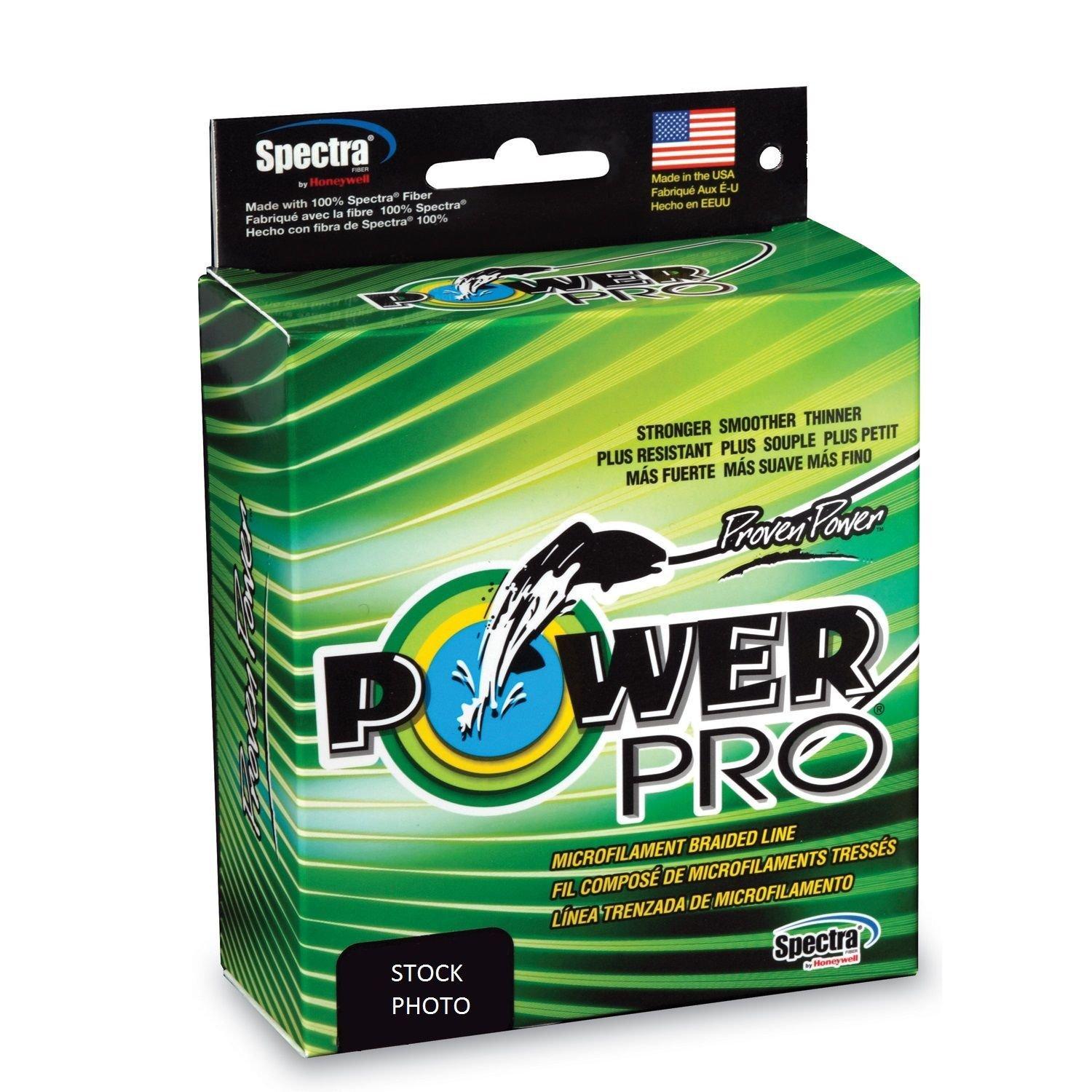 Power Pro Spectra Fiber Braided Fishing Line Moss Green 300YD/20LB