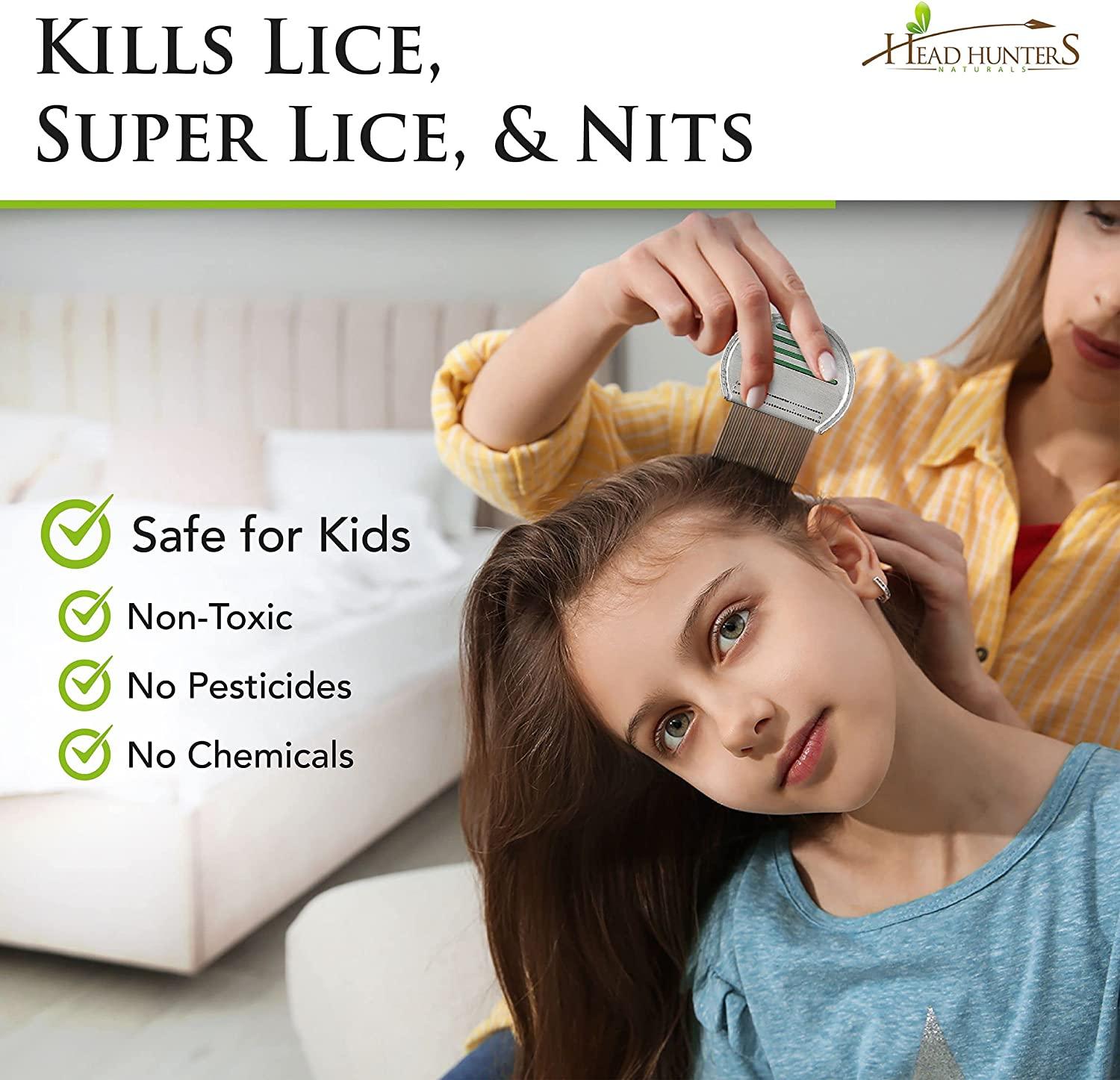Head Hunters Wipe Out Natural Head Lice Treatment for Adults and
