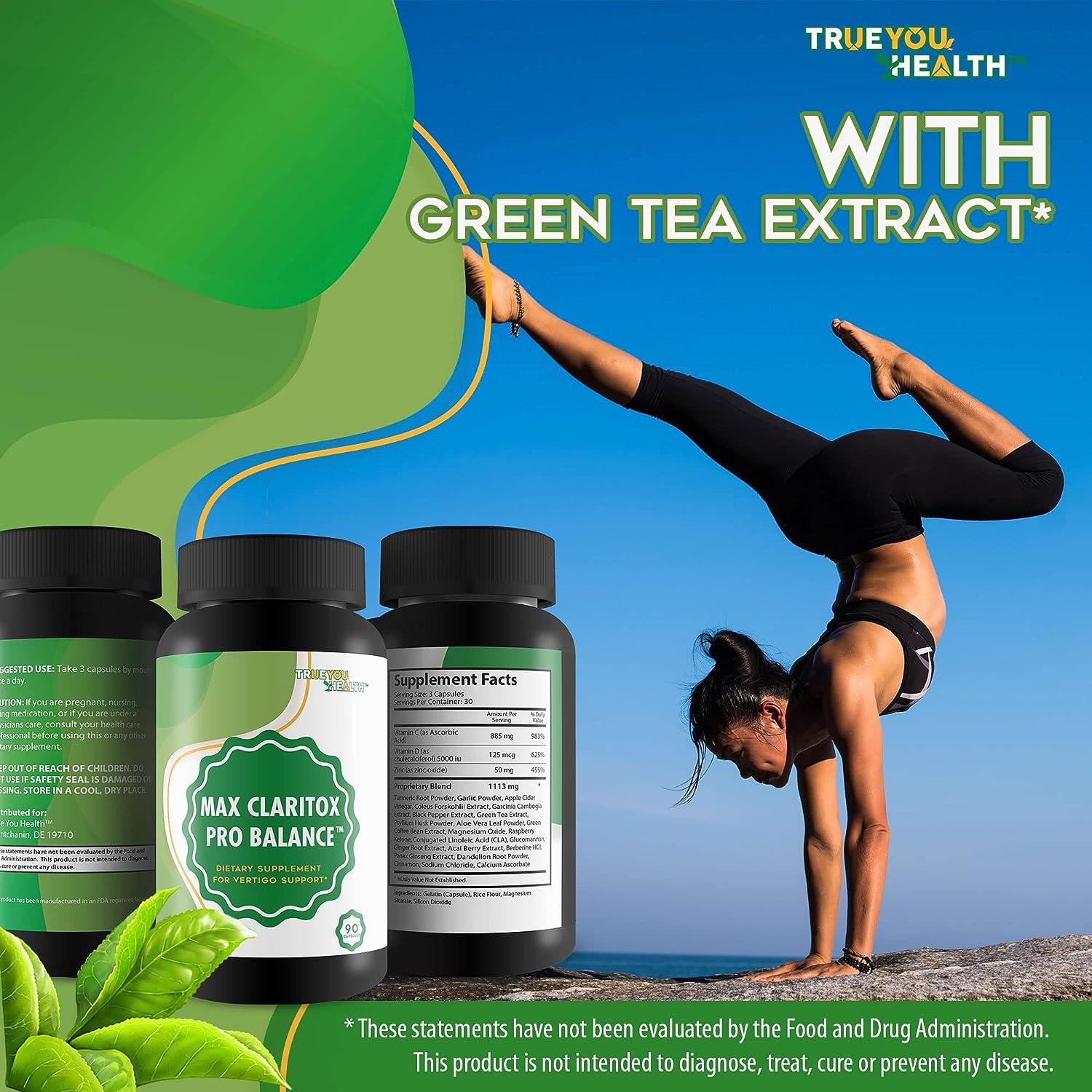 Max Claritox Pro Balance Natural Vertigo Support Supplement for