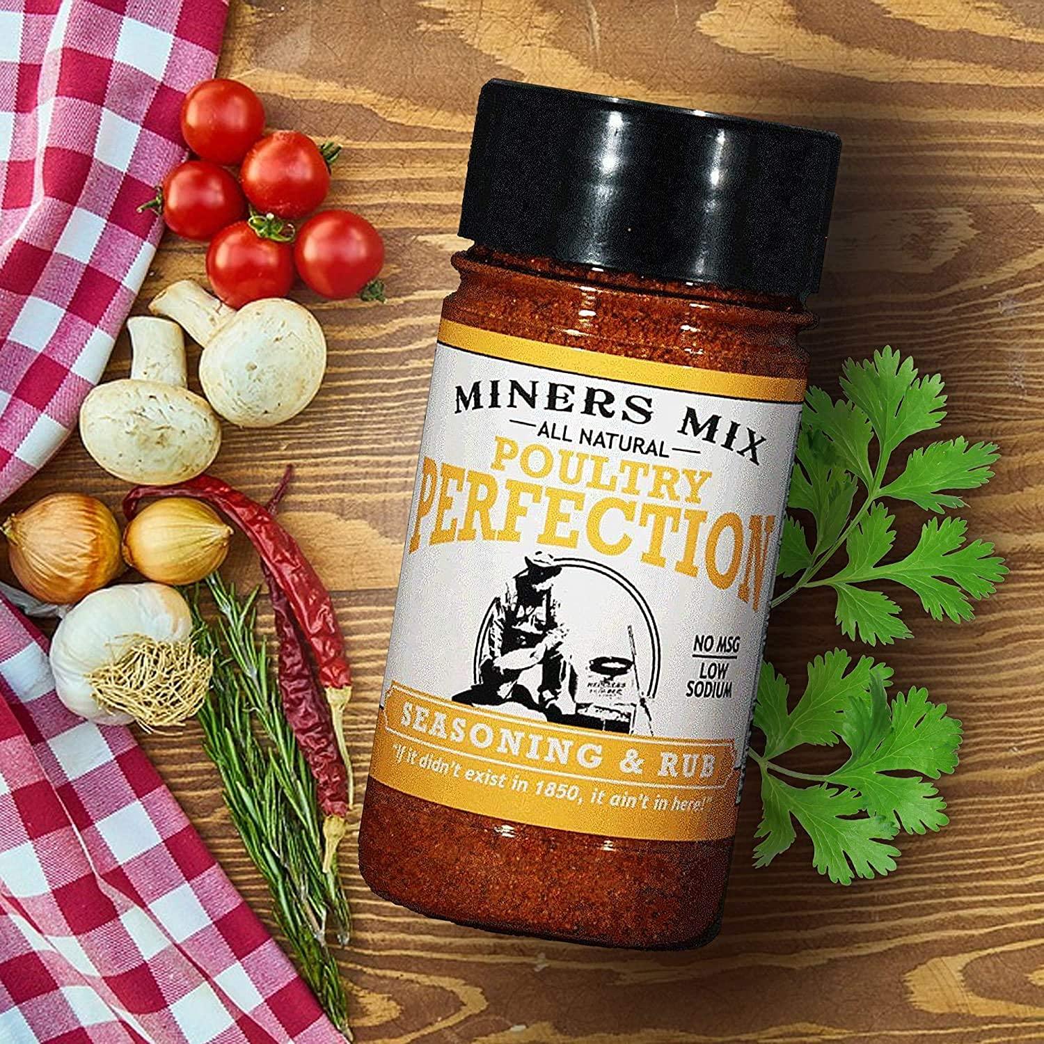 Miners Mix Poultry Perfection Seasoning Blend for Chicken and Turkey