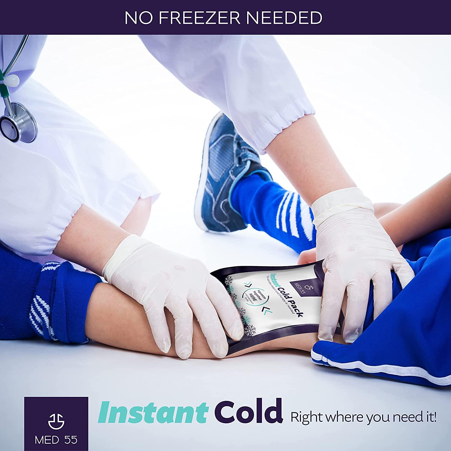 Instant Cold Packs Pack of 24 (5" x 6") Disposable Cold Compress