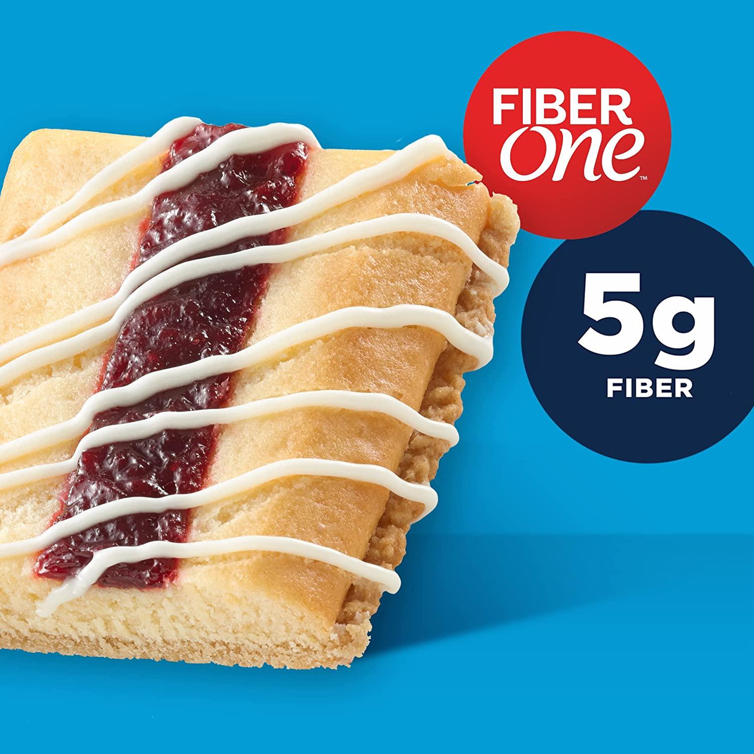 Fiber One Strawberry Cheesecake Bars 5 Pack (1.35 oz each) Low