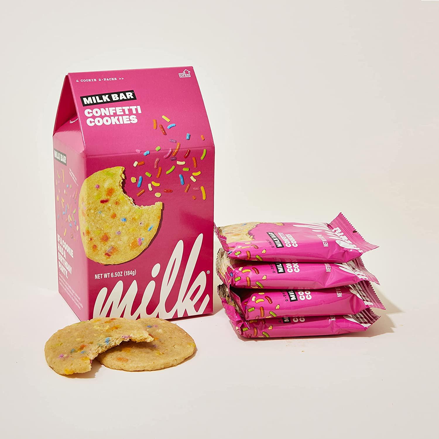 Milk Bar Confetti Cookies by cult favorite New York bakery Milk Bar, softbaked individually
