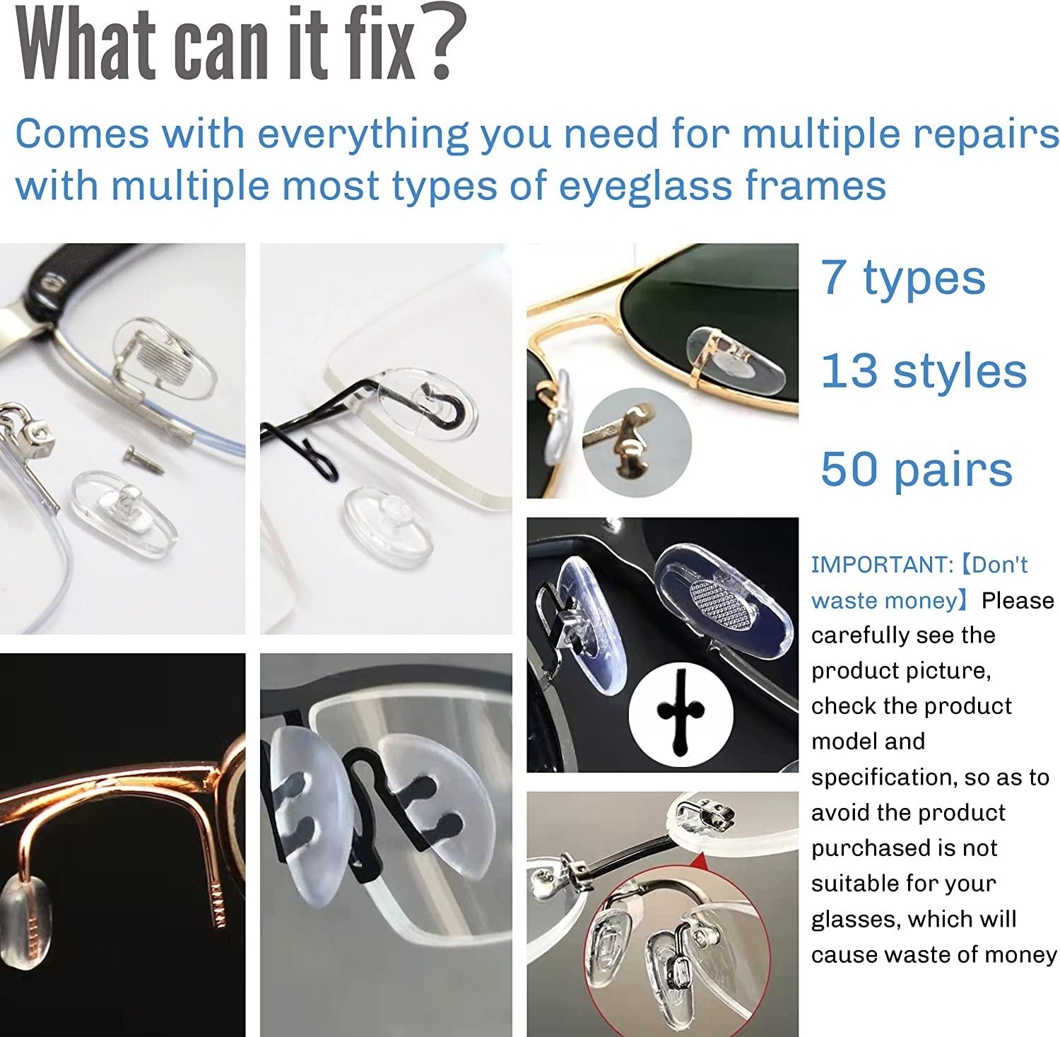 Repairing nose pads on eyeglasses - iFixit Repair Guide