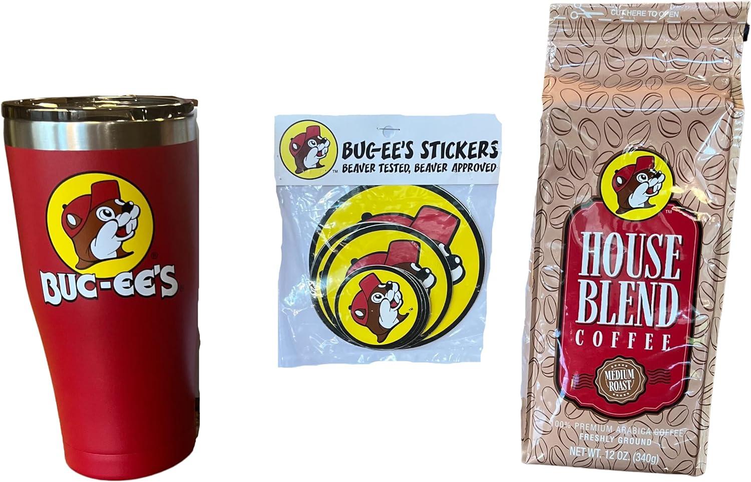 Buc-ee s Coffee Lover s Bundle: 1 Buc-ee s Ground House Blend Coffee