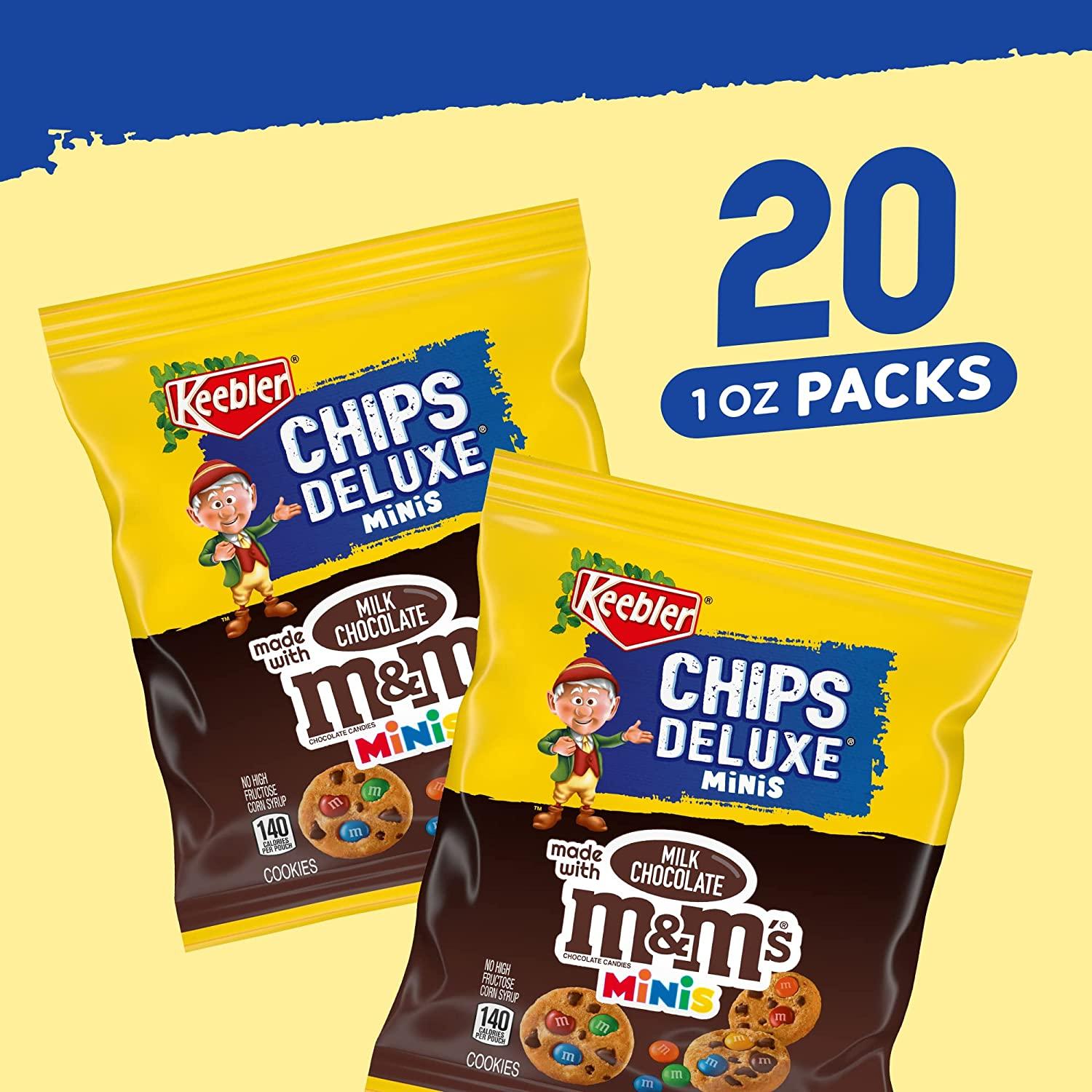 Keebler On the Go Rainbow Chips Deluxe Cookies Mini Chocolate Chip