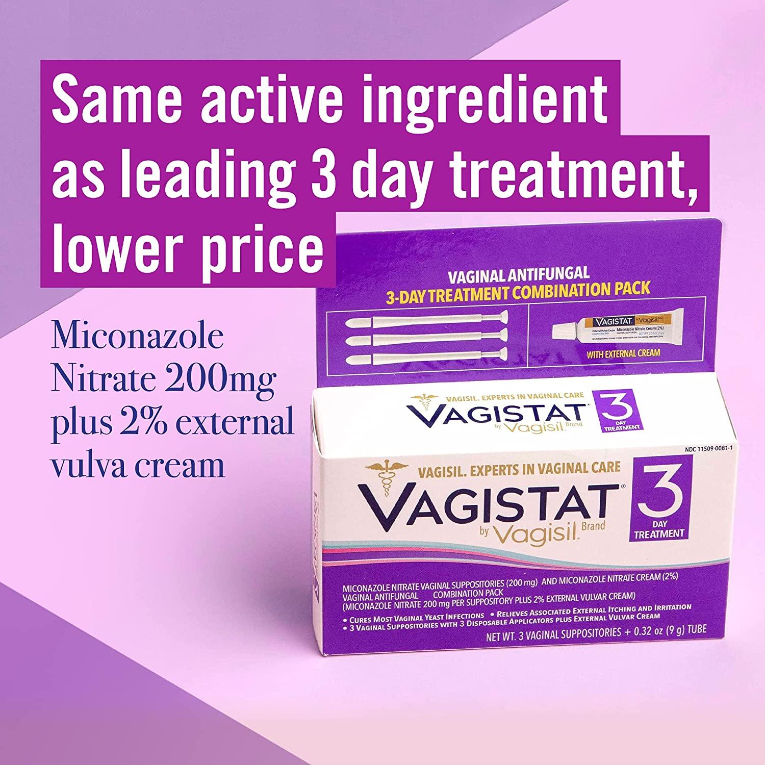 Vagistat 3 Day Yeast Infection Treatment for Women Helps Relieve