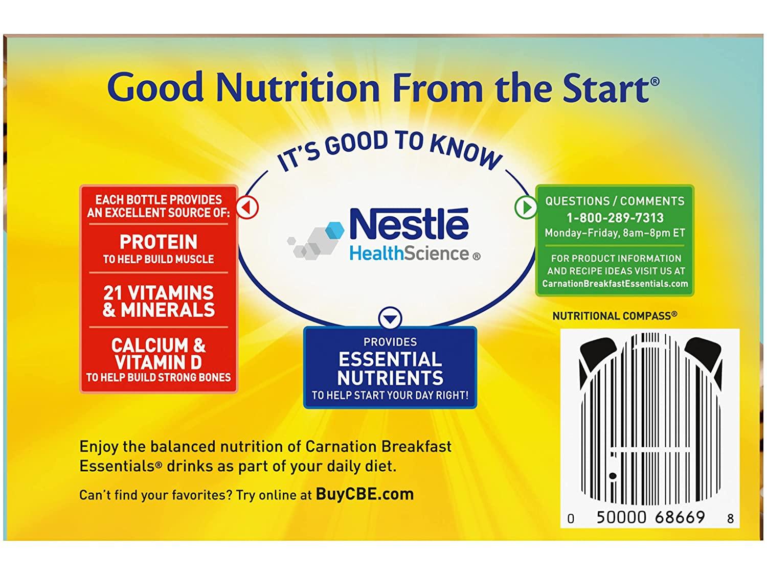 Carnation Breakfast Essentials Cinnabon Nutritional Drink Delicious