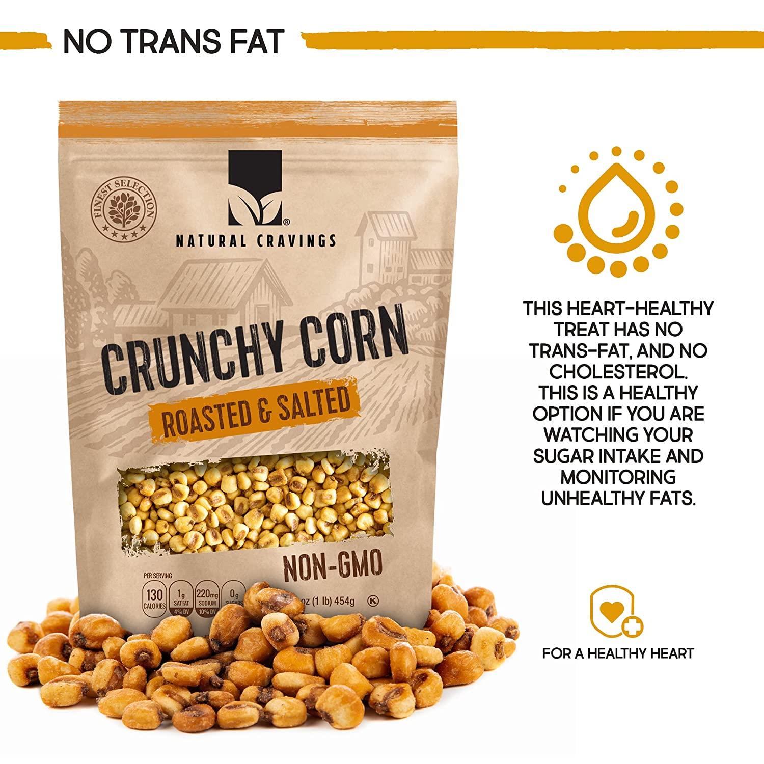 Crunchy Corn Roasted and Salted Natural Cravings Original Toasted