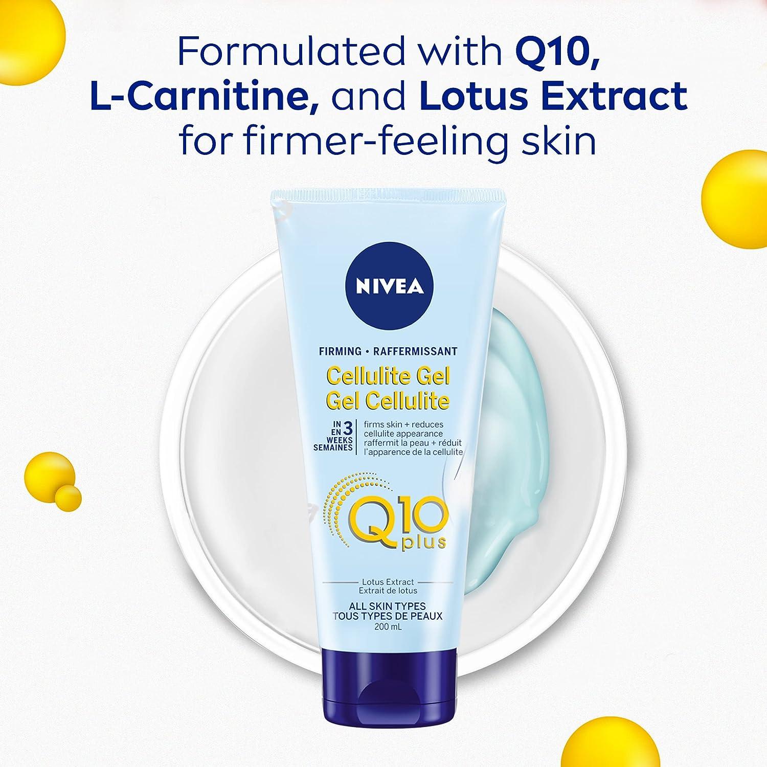 Nivea Firming Cellulite Gel Plus Q10 L-Carnitine 200ml - Made in France |  Buy Now with Express International Delivery | GoSupps.com