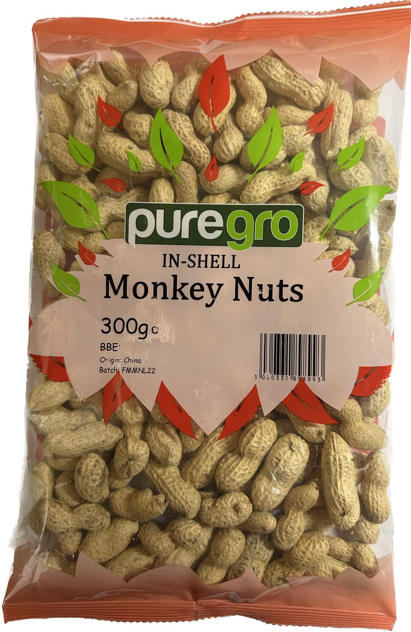 Puregro Monkey Nuts (Peanuts in Shell) 300g | Buy Now with Express ...