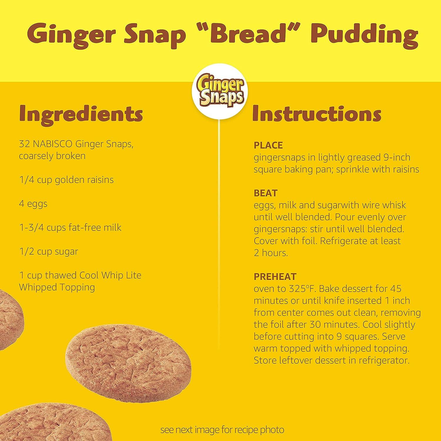 Ginger Snaps Cookies, 6 16 oz Boxes