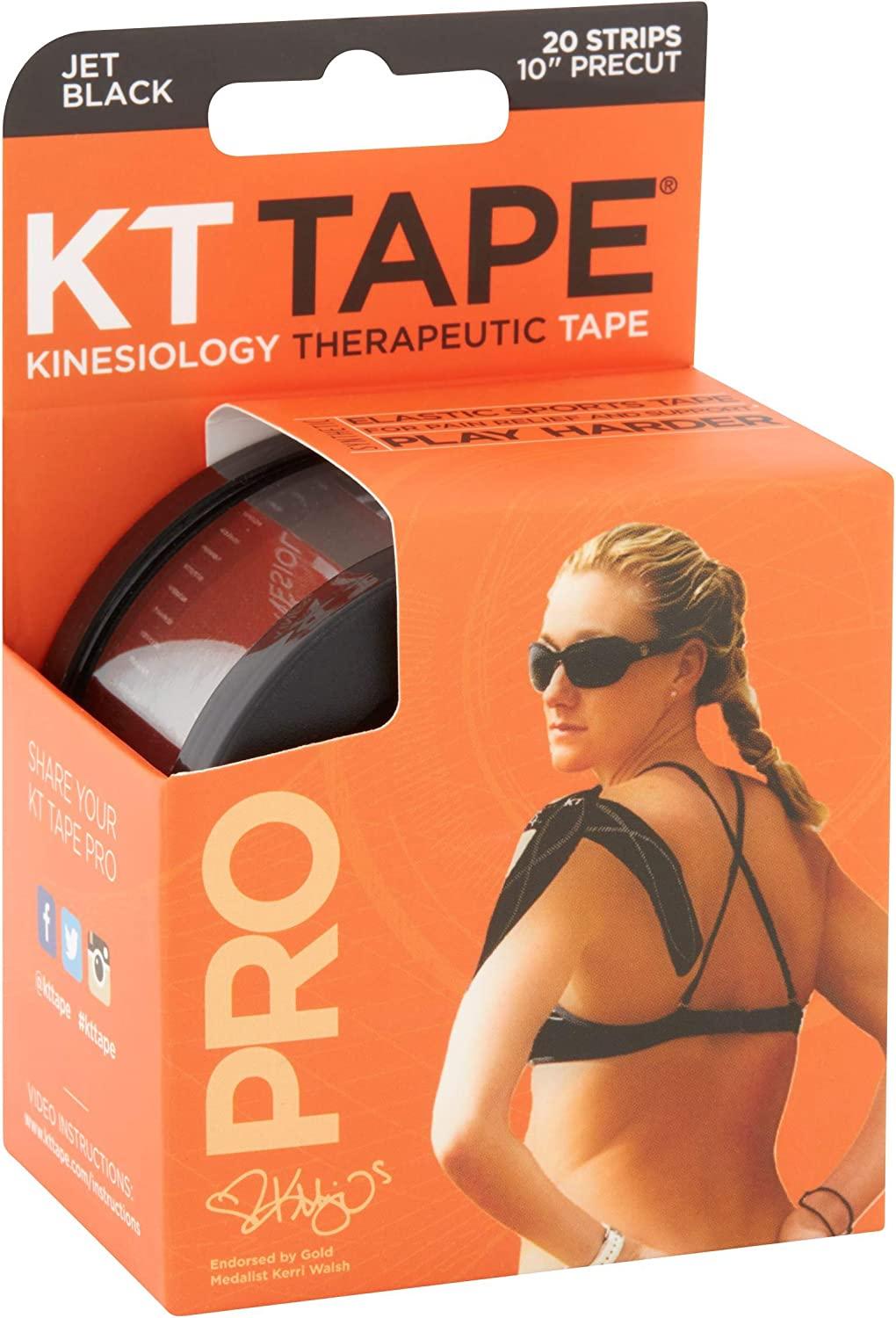Pre-cut Kinesiology Tape - 2in X 10in - Black - Up & Up™ : Target
