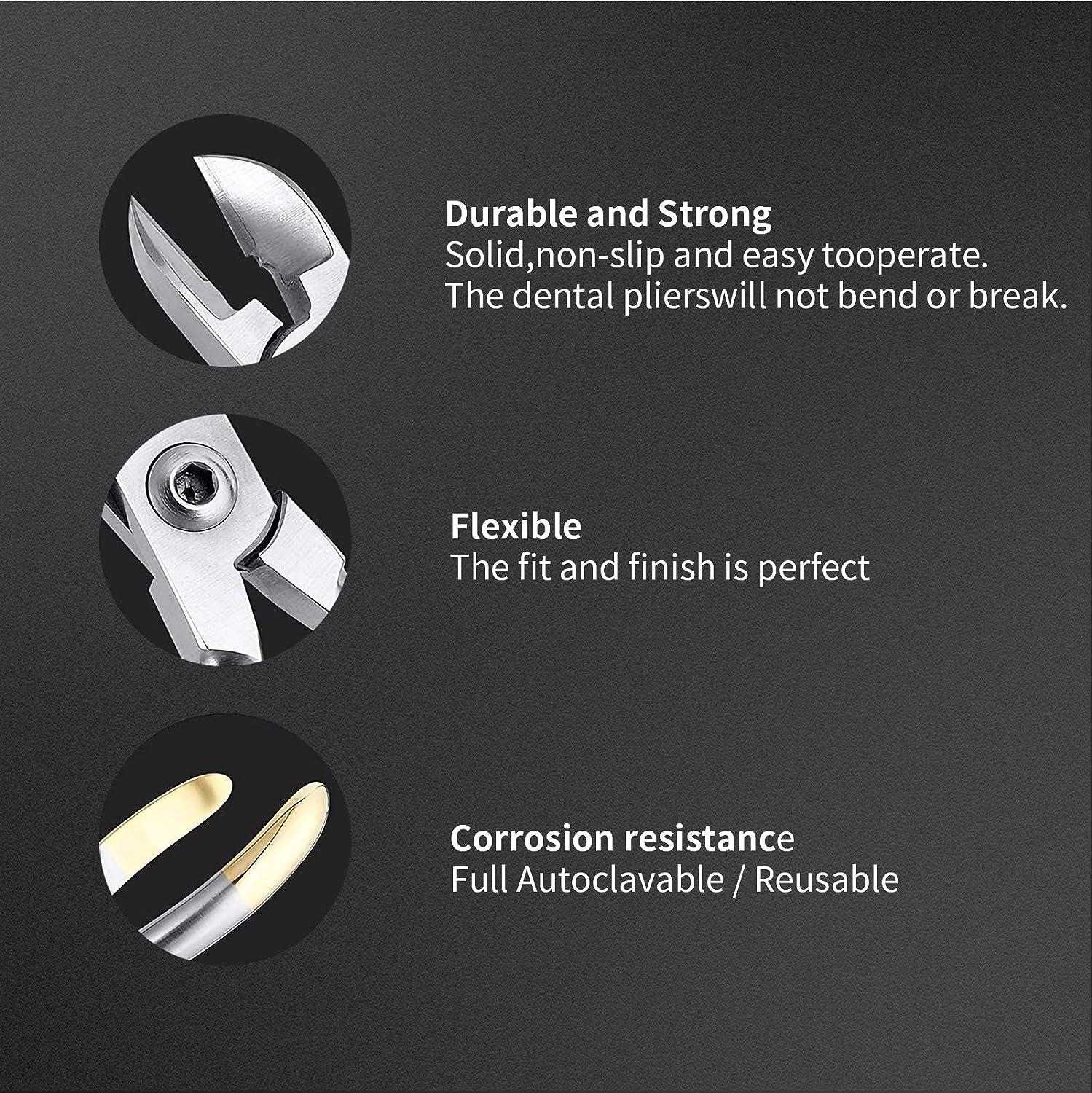 faruijie Dental Cutter Plier Braces Orthodontic Ligature Plier