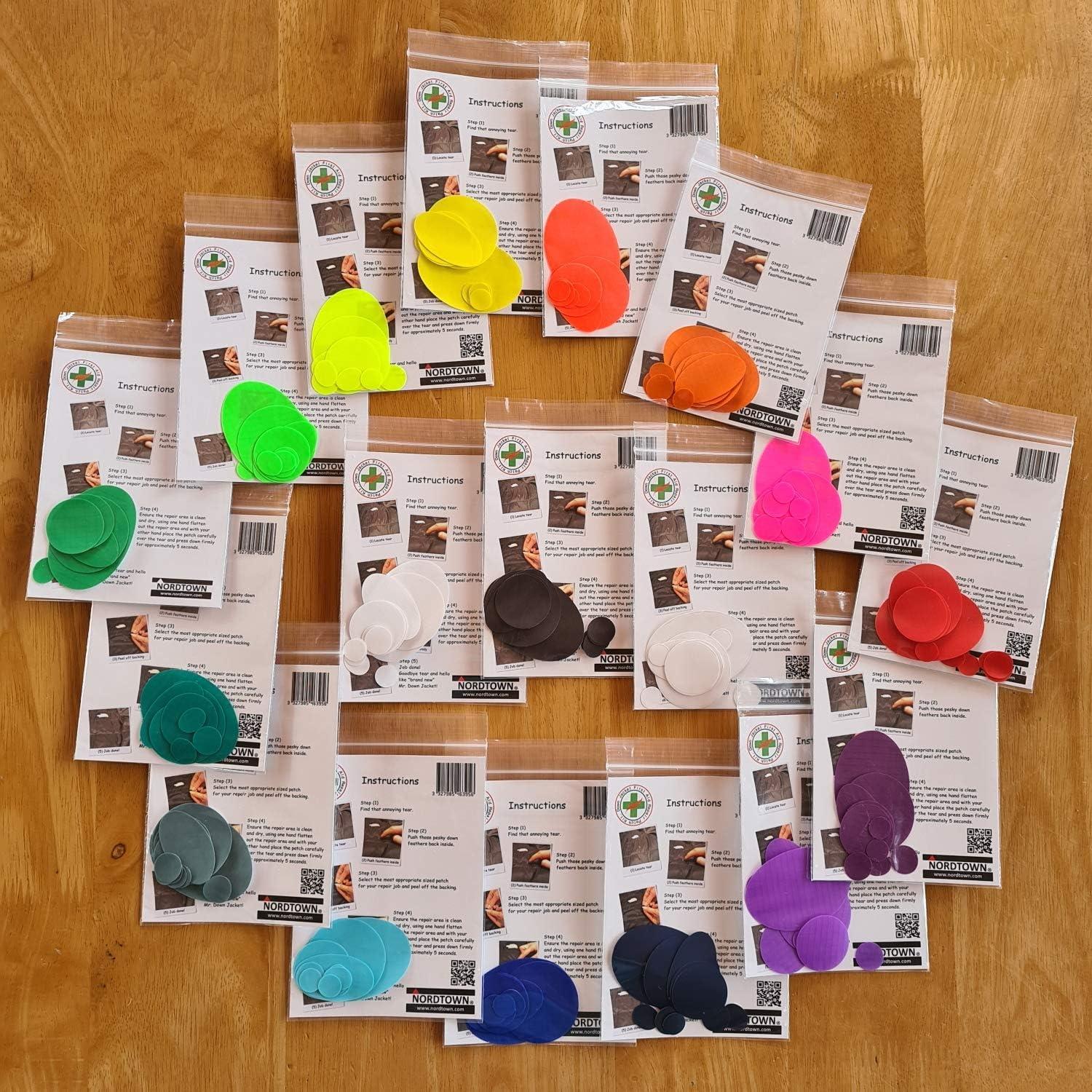 Nordtown Down Jacket Repair Kit Self Adhesive (Black Color)