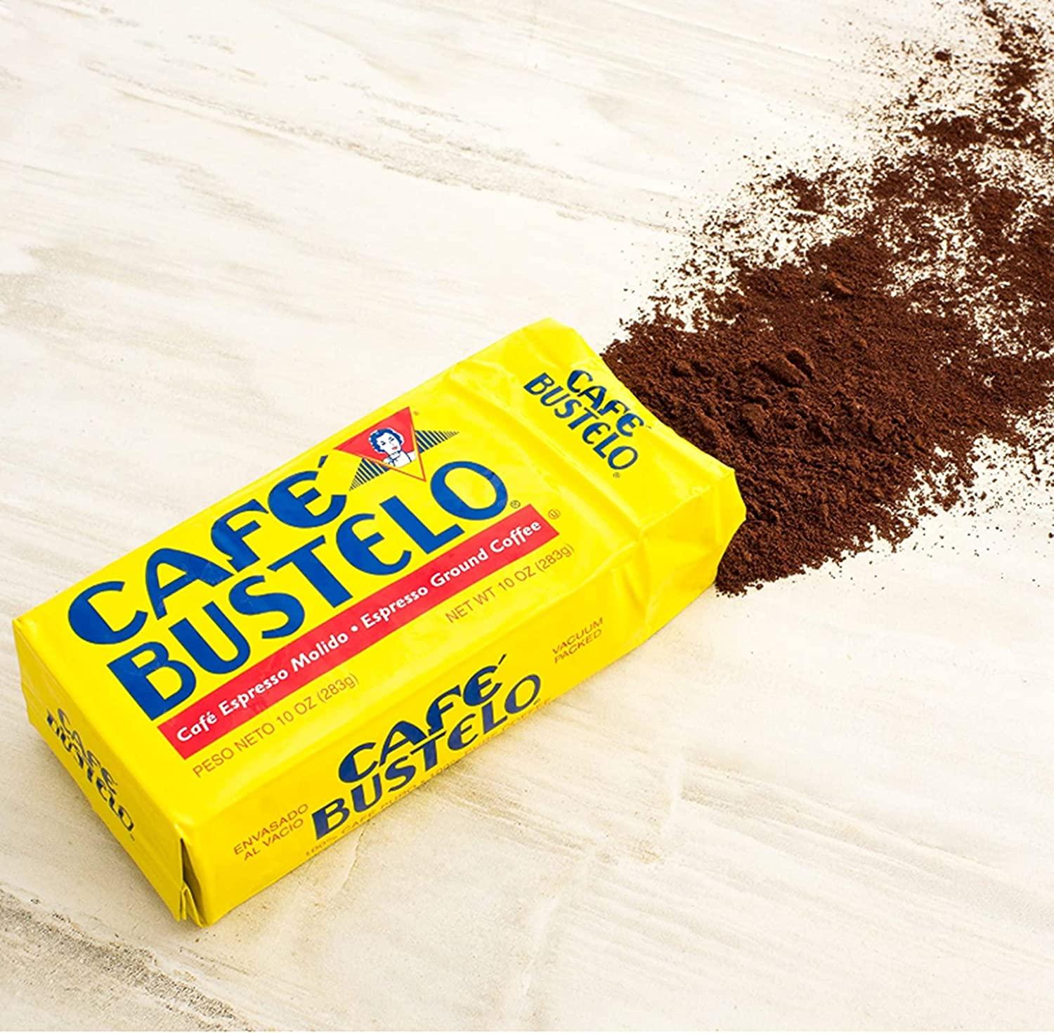 Cafe Bustelo Espresso Ground Coffee 10 oz Bold Flavor & Rich Aroma