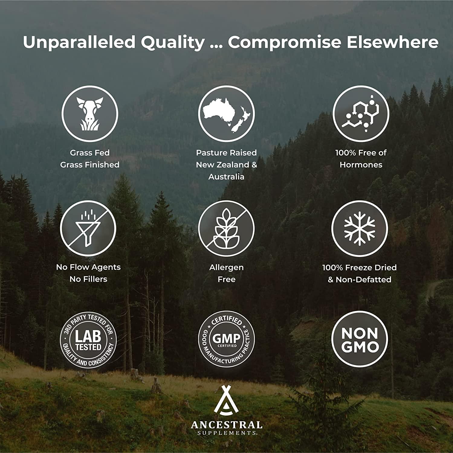 Ancestral Supplements Grass Fed Ovine (Sheep) Thymus Glandular Extract