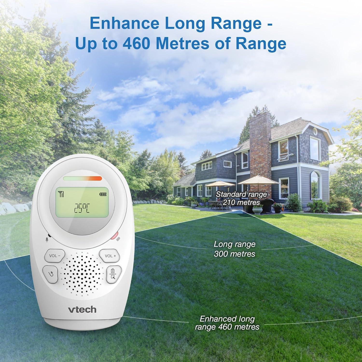 VTECH Digital Audio Baby Monitor DM1212 | DECT Tech Intercom Temp ...