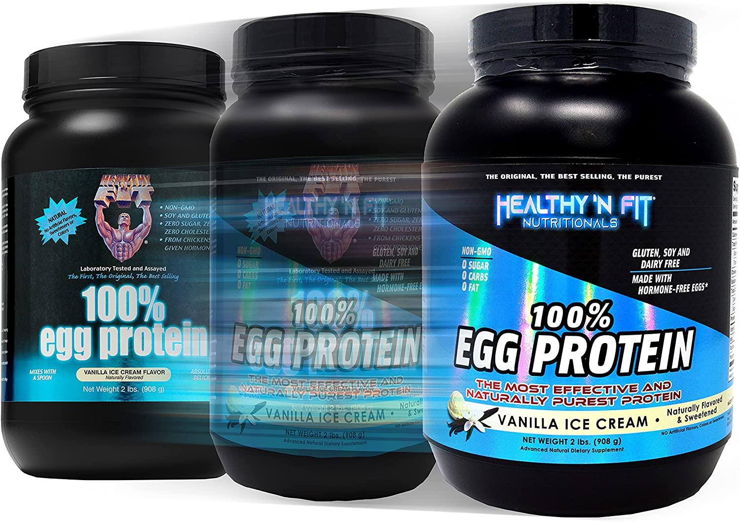 Healthy 'n Fit 100% Egg Protein Powder - Chocolate - 2 Lb