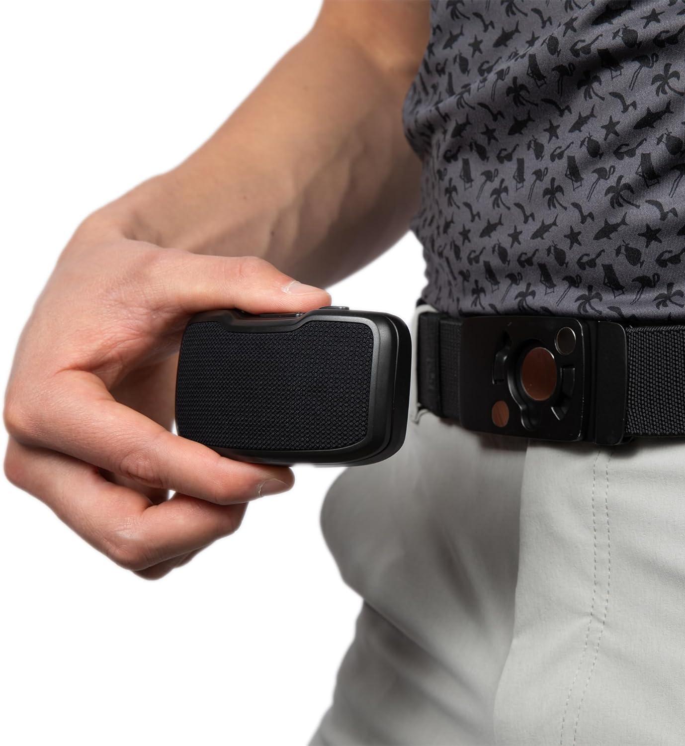 Boomin Belts Portable Bluetooth Belt Buckle Speaker with Faceplate