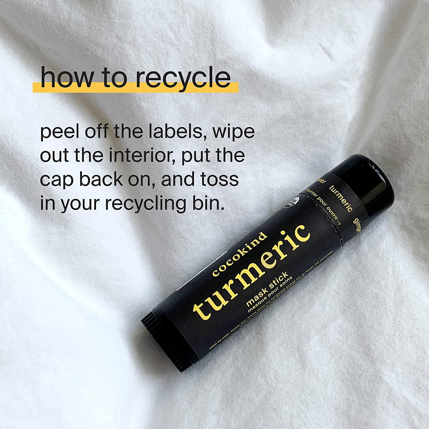 Cocokind Turmeric Mask Stick, Spot Treatment with Organic Turmeric, Tea