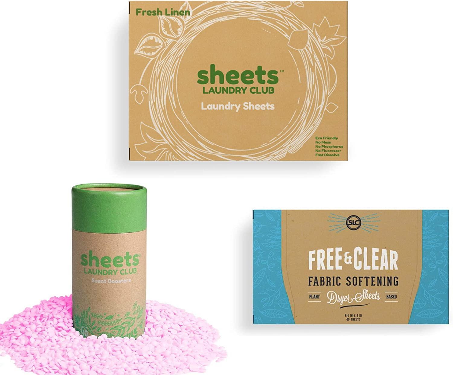 Sheets Laundry Club All In One Laundry Kit 50 Fast Dissolving Fresh