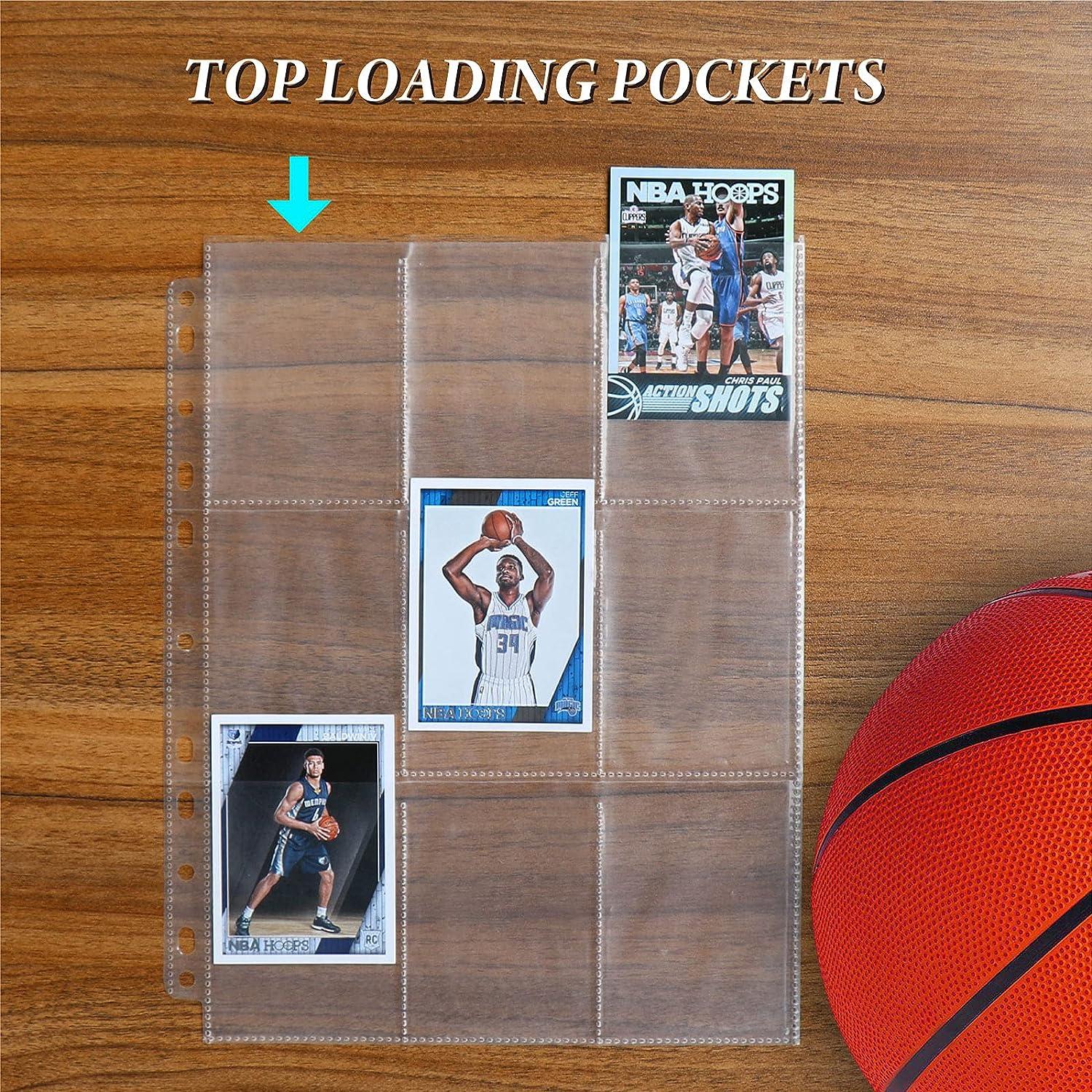 basketball card binder sleeves 720 Pockets Basketball Card Binder Sleeves for Basketball Trading Card –  Card collections store main image 1