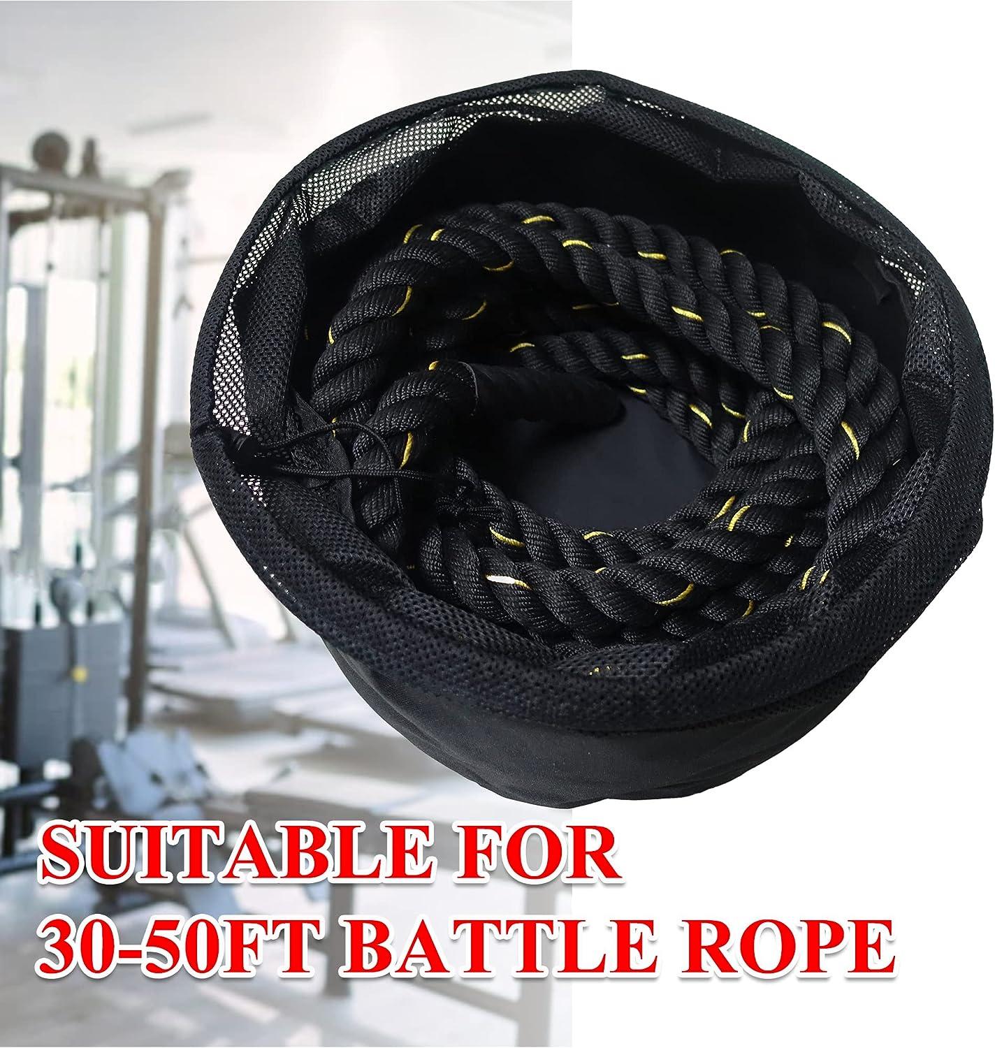 J Bryant Fitness Battle Rope Storage Bag for Outdoor Indoor