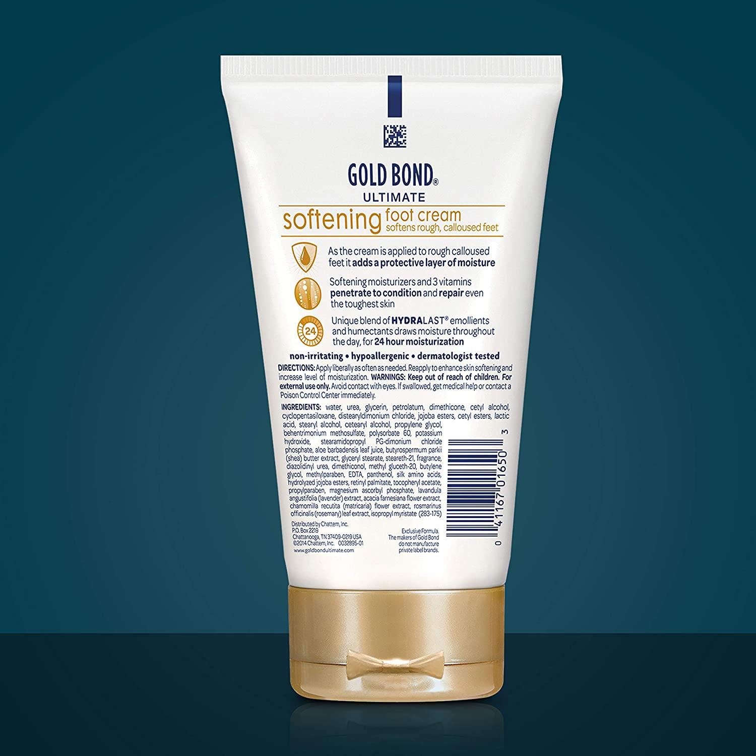 Gold Bond Ultimate Softening Foot Cream With Shea Butter to Soften