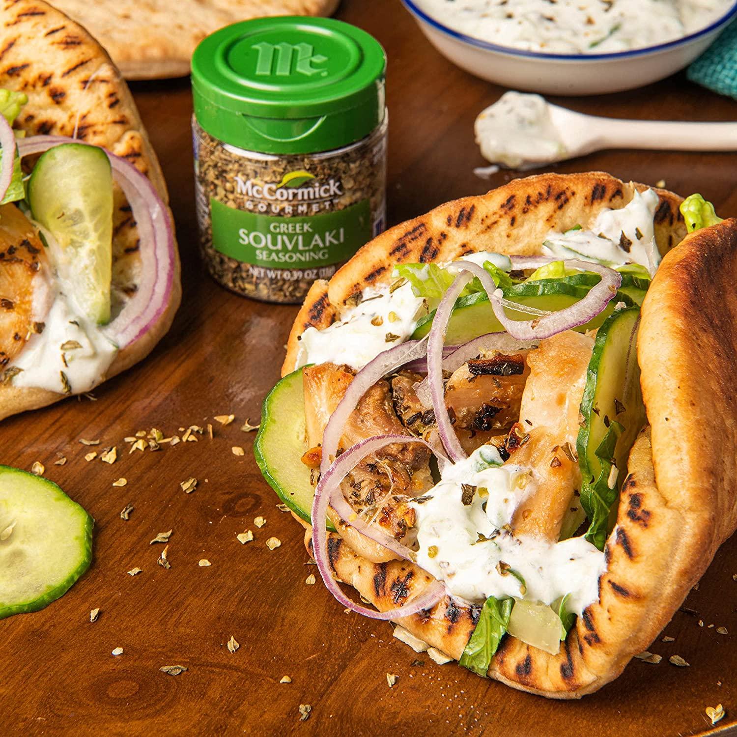 McCormick Gourmet Greek Souvlaki Seasoning, 6 Count (Pack of 1)