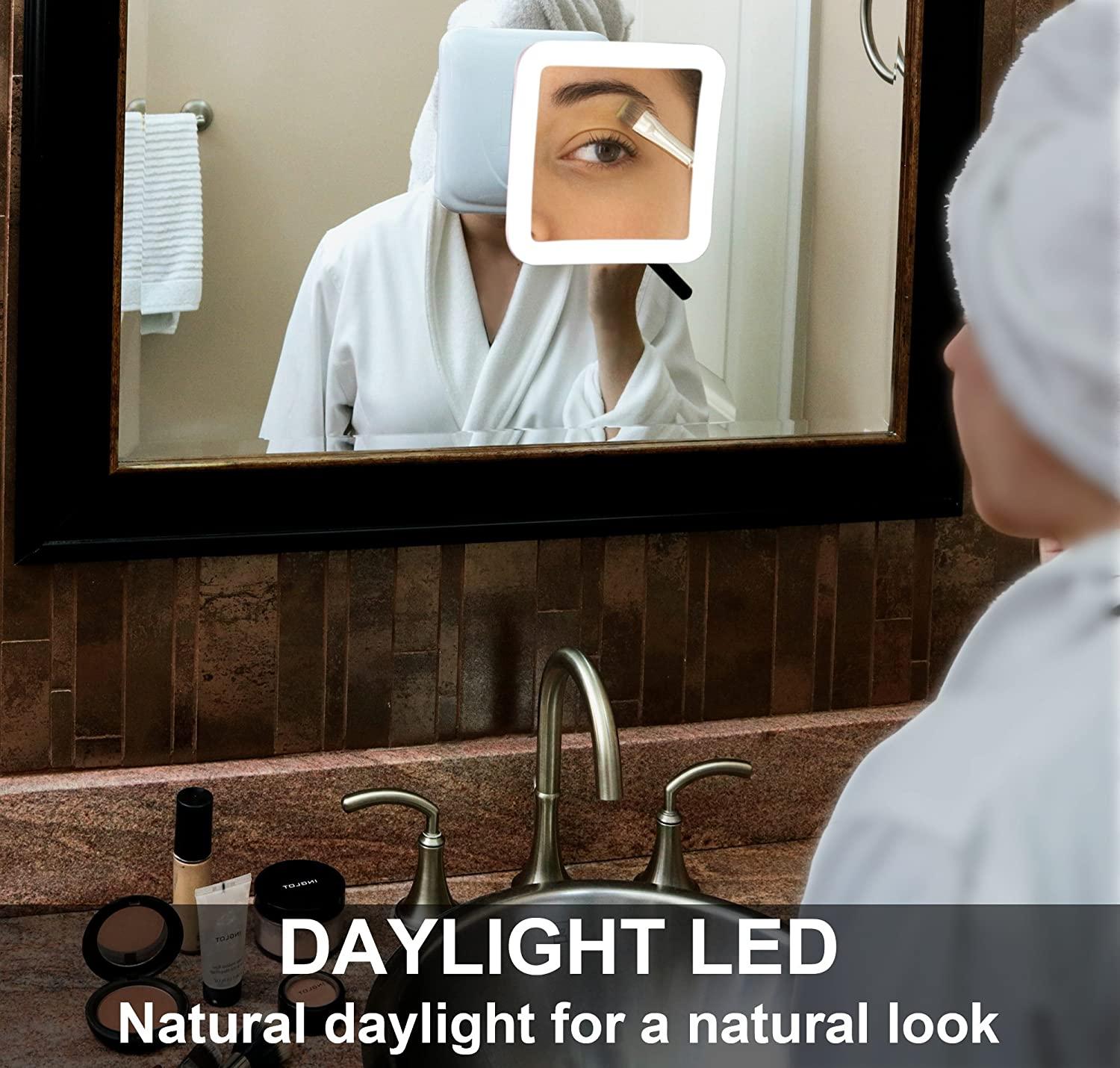 Fancii 10x Magnifying Lighted Makeup