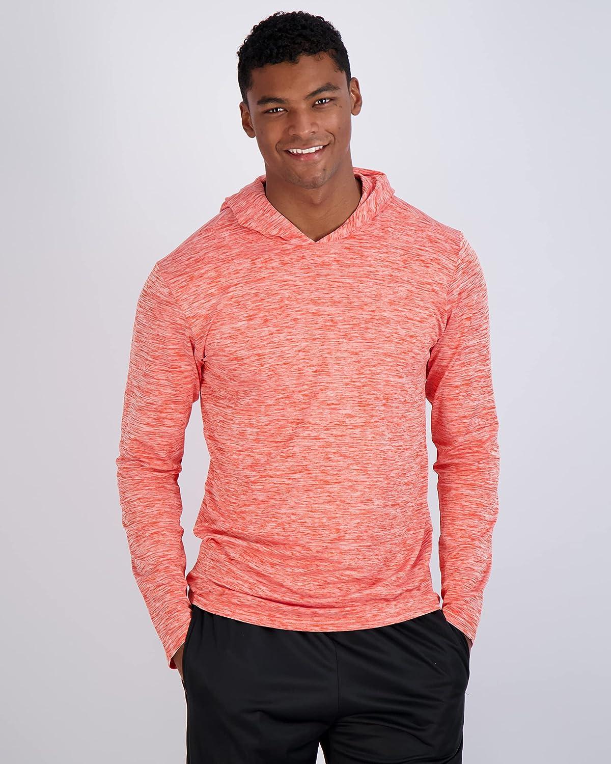 Real Essentials 3 Pack: Men's Dry Fit Moisture Wicking Long Sleeve